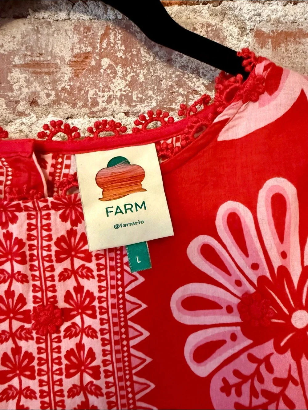 Farm Rio Flora Tapestry Blouse. Size L